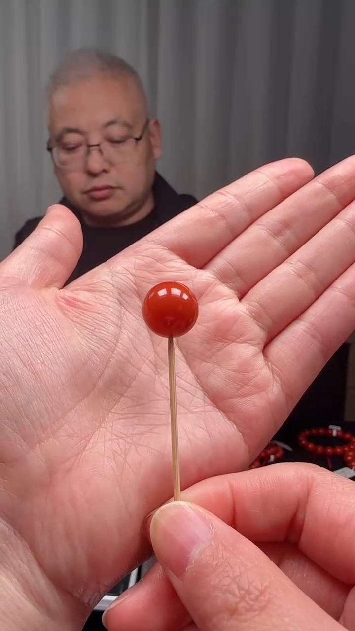 未镶嵌多样性发一件南红玛瑙14mm保山单株