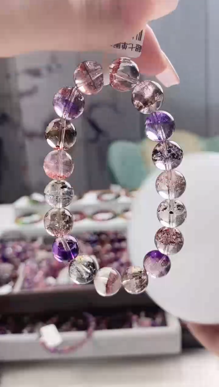 【闪购商品】水晶手链未镶嵌10.5mm多人多样性发其一