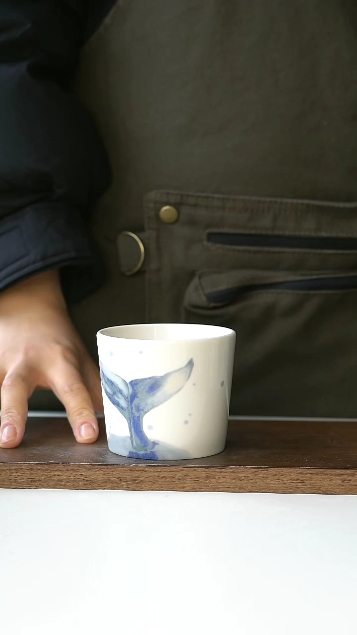 【闪购商品】玻璃再见鲸鱼220ml@4-2@