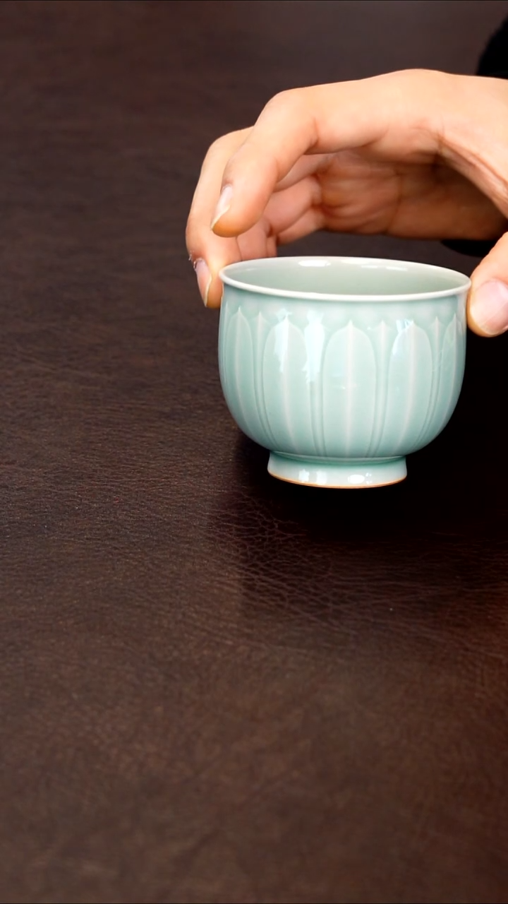 青瓷手工茶器包邮