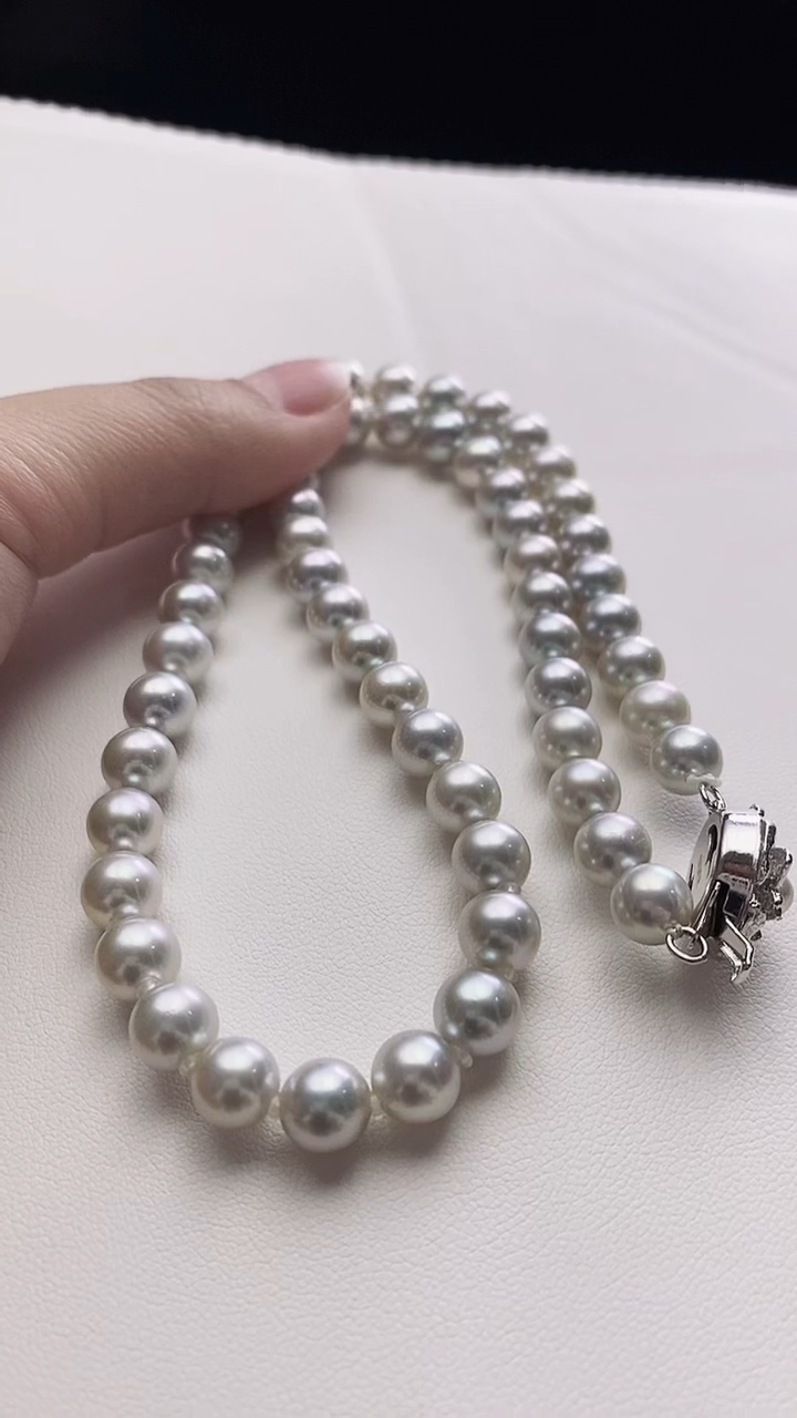 【闪购商品】海水珍珠项链未镶嵌海水真多麻珍珠项链