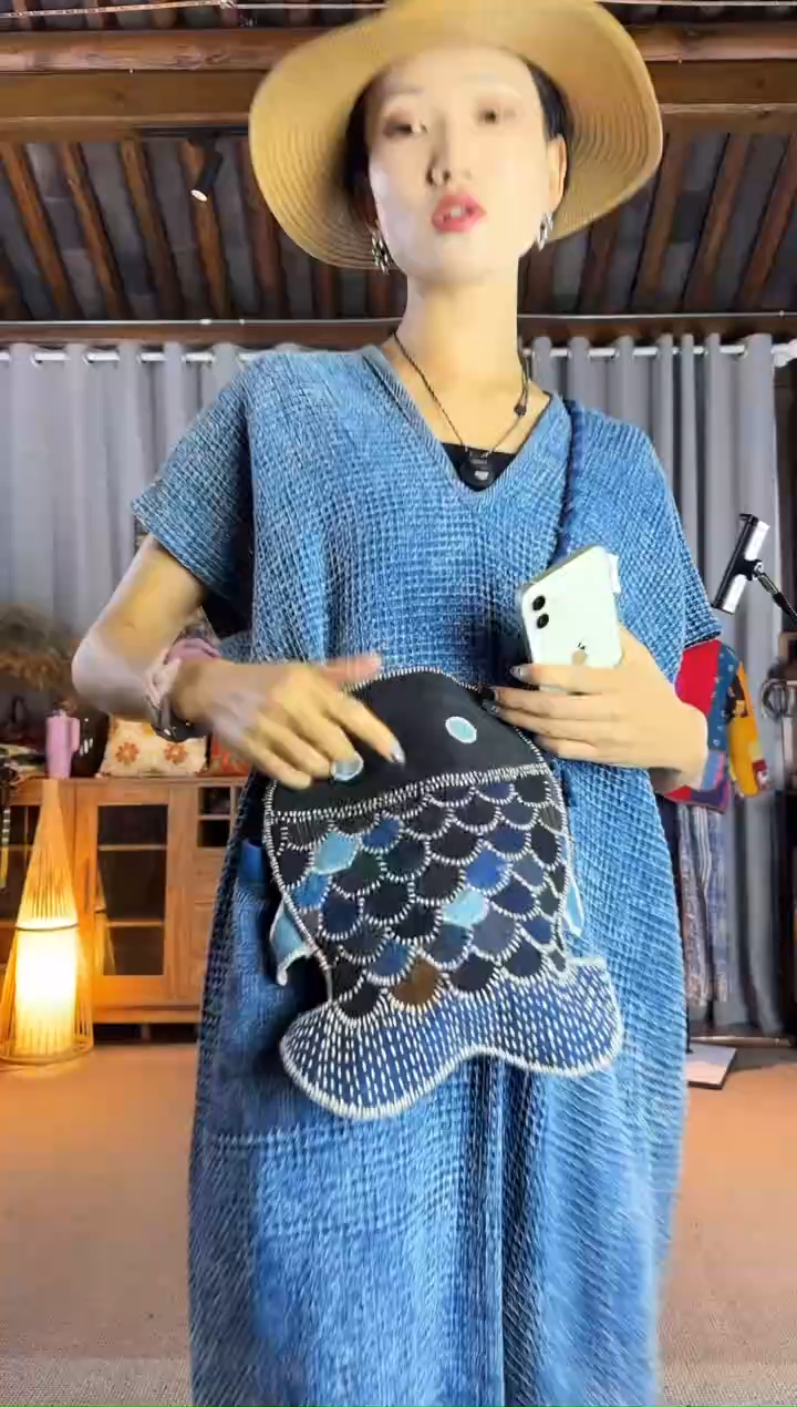 设计师款小鱼包包