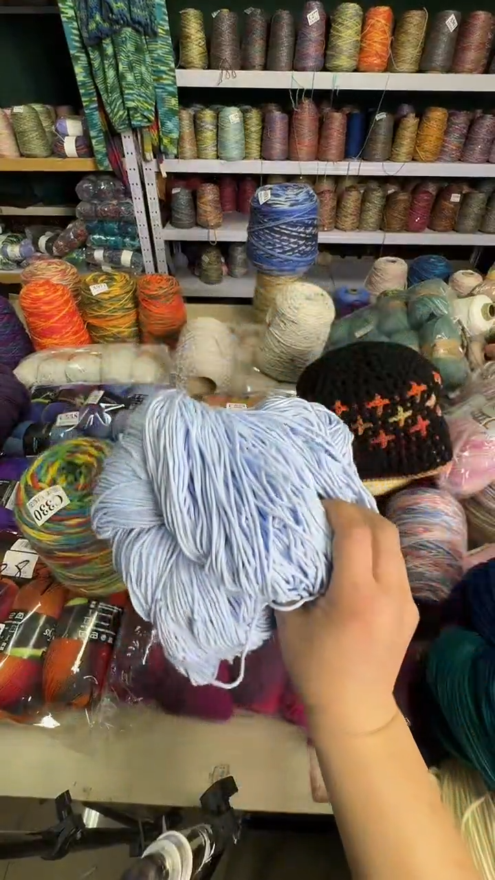 棉蓝色纯棉微瑕线