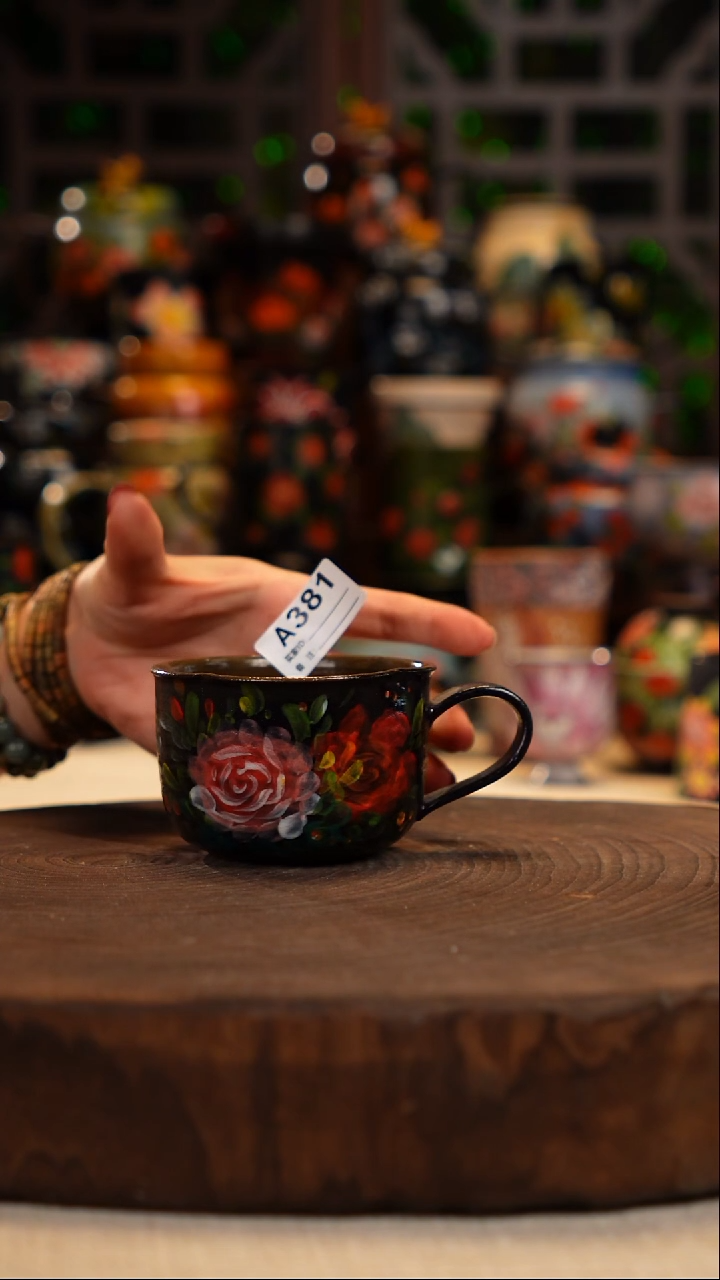 油画   手绘釉下彩381