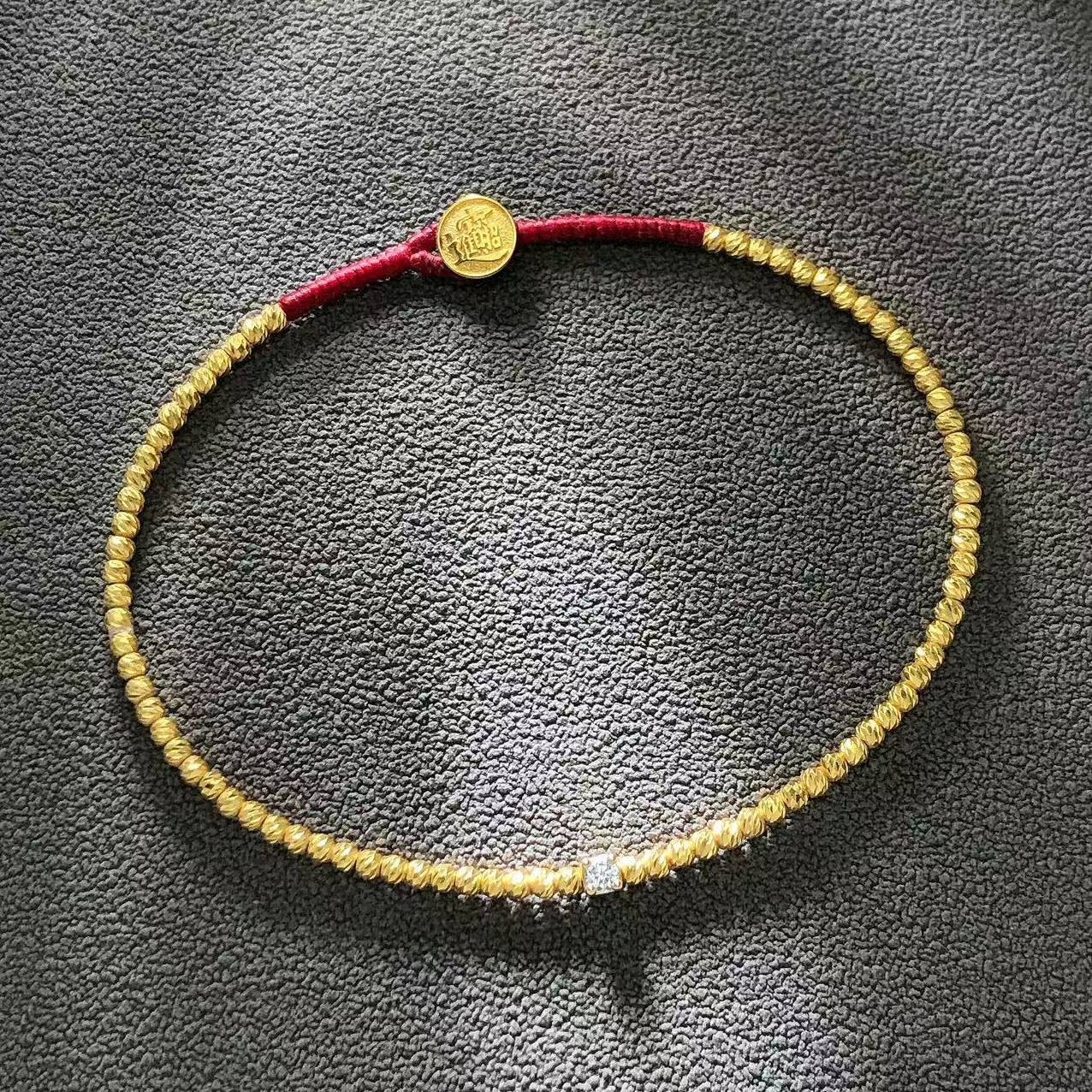 【举石臻选】TA01-1620-856钻石手绳18k（一件/自选）H