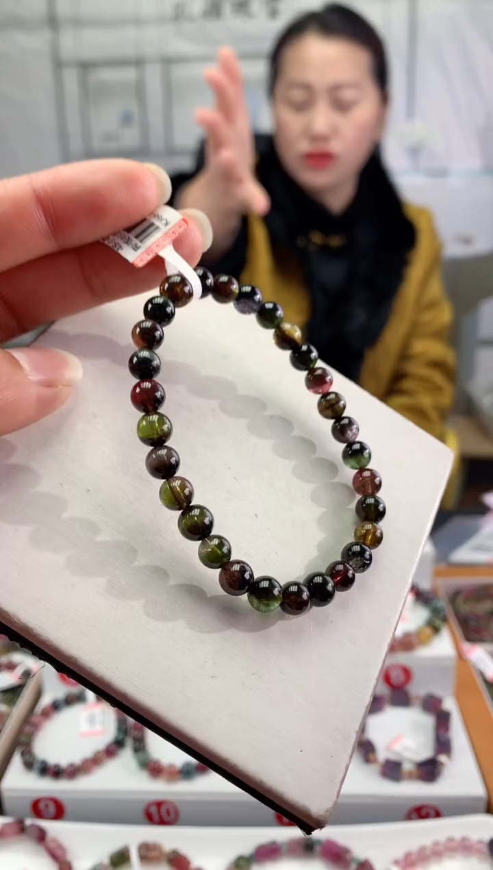 未镶嵌手串碧玺多样性发一条