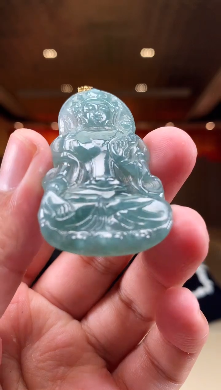 【闪购商品】定制翡翠18K金镶嵌        *571