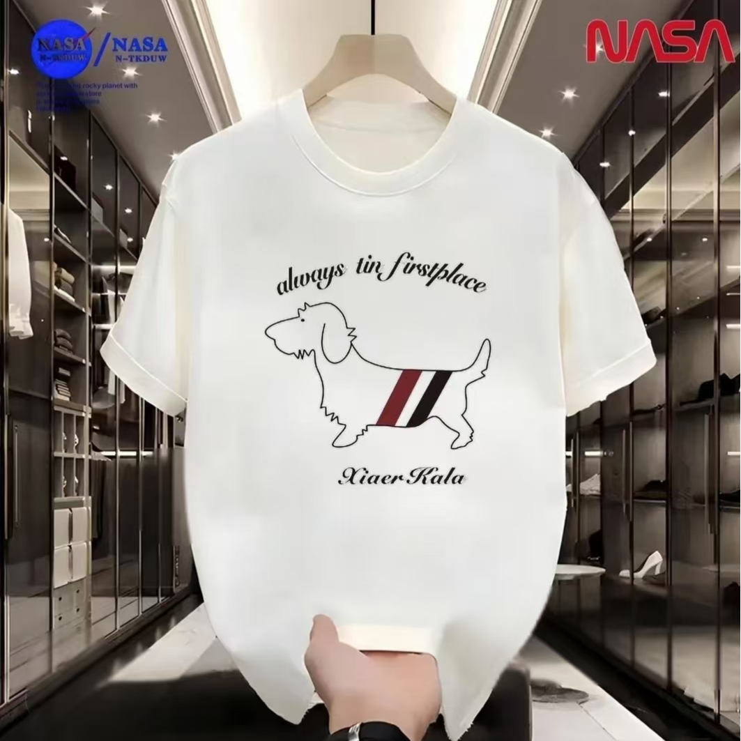 NASA联名夏季圆领短袖T恤时尚男女同款A-055