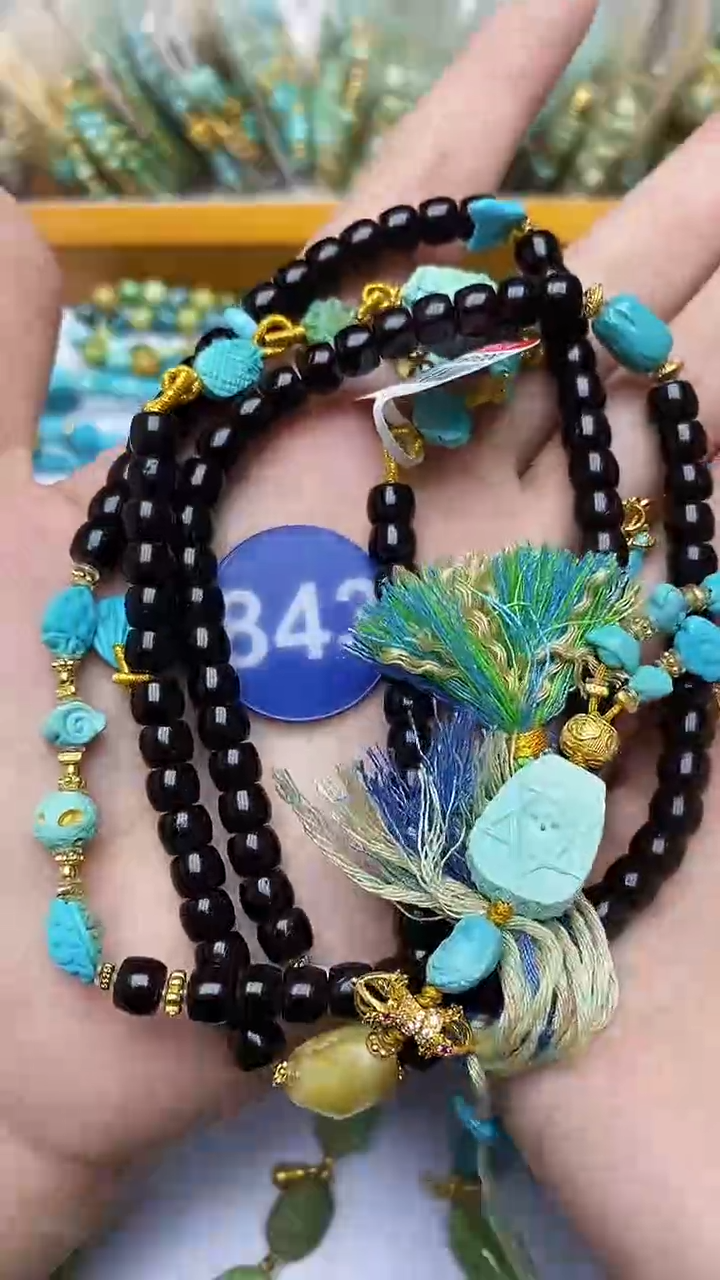 【闪购商品】绿松石项链银S925镶嵌843