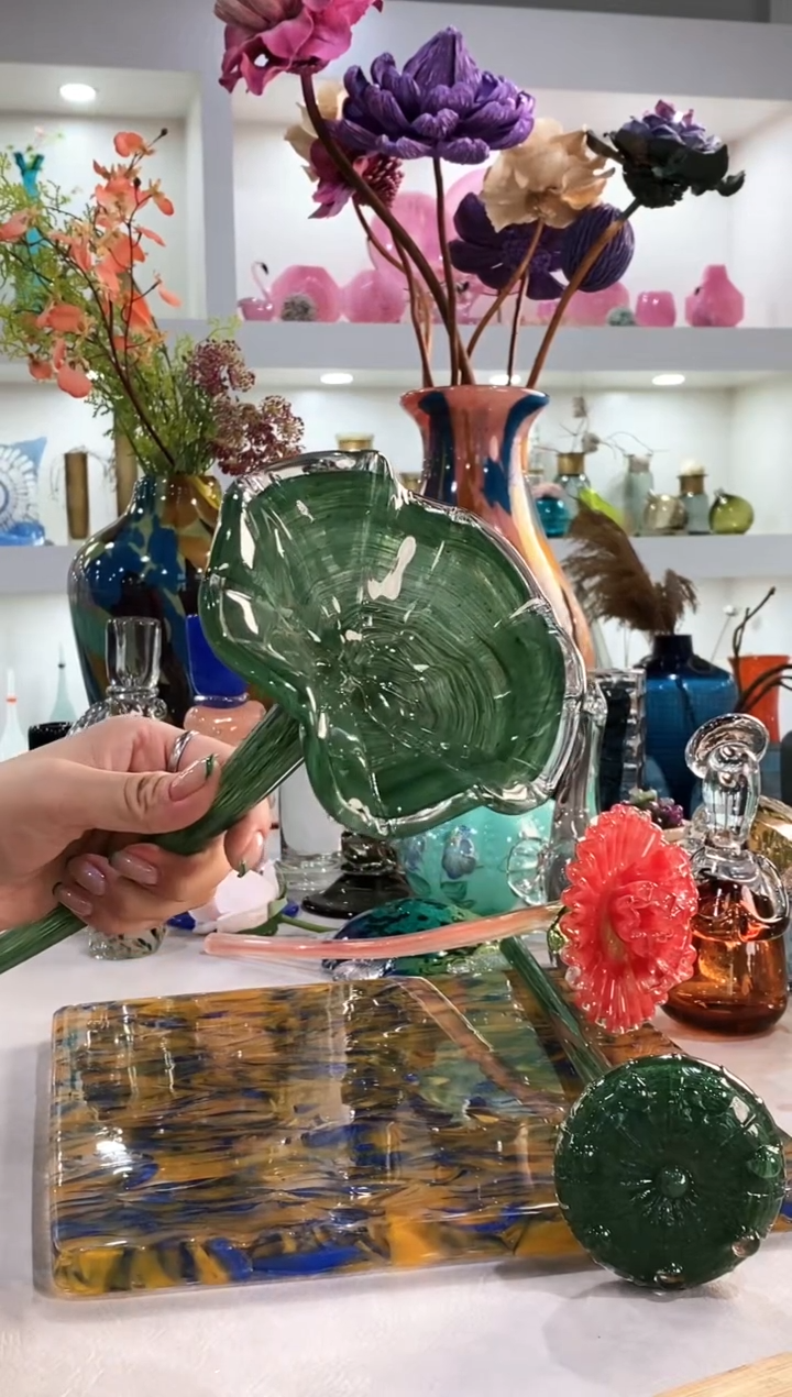 慕忆家手作琉璃花瓶