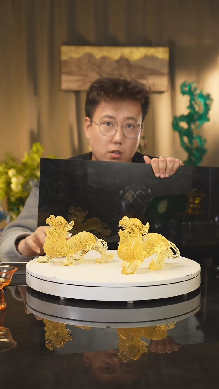 【闪购商品】雅致水晶琉璃 摆件 花器 果盘 茶酒具