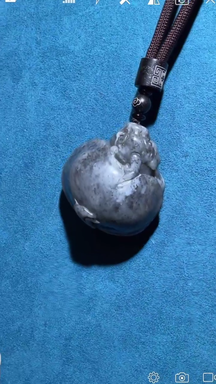 【闪购商品】和田玉BH452未镶嵌龙龟 手把