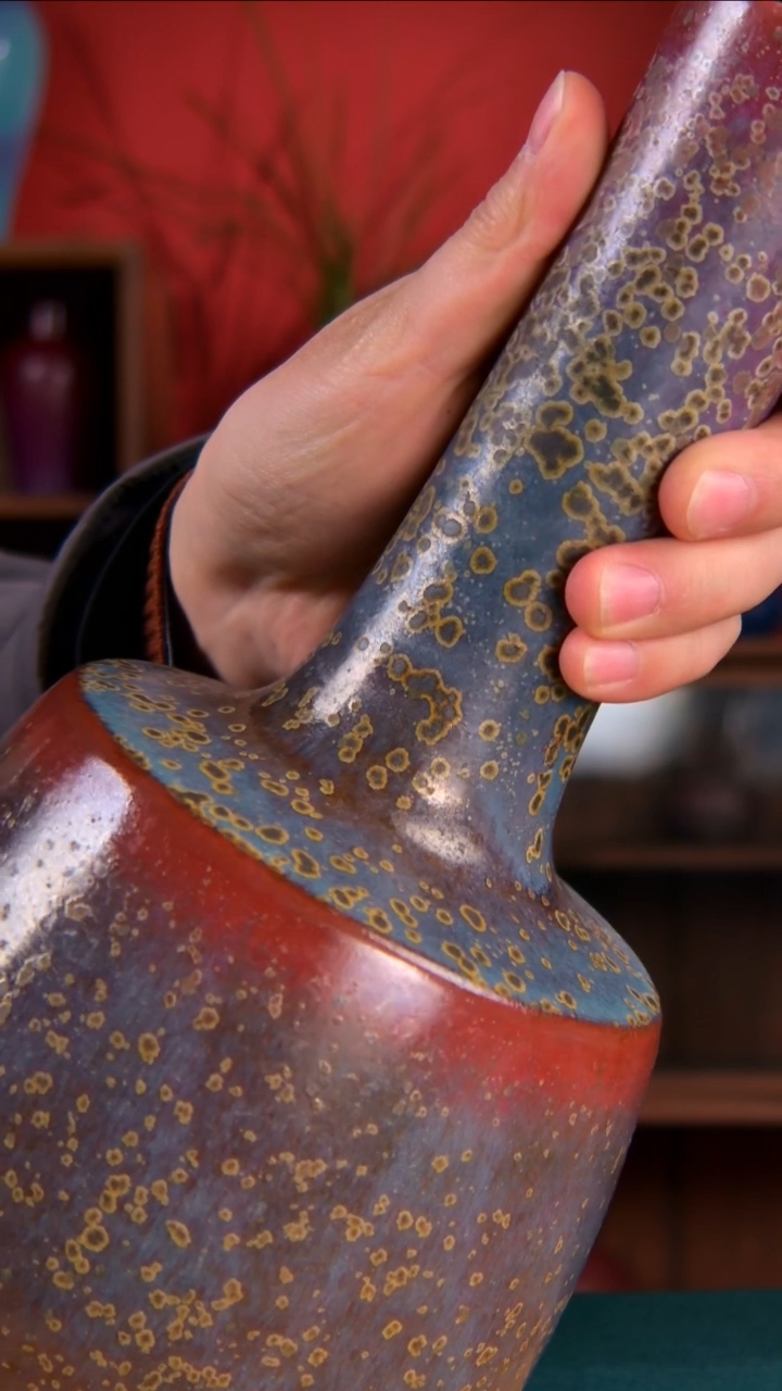 【闪购商品】梁青杨钧瓷炭烧摆件