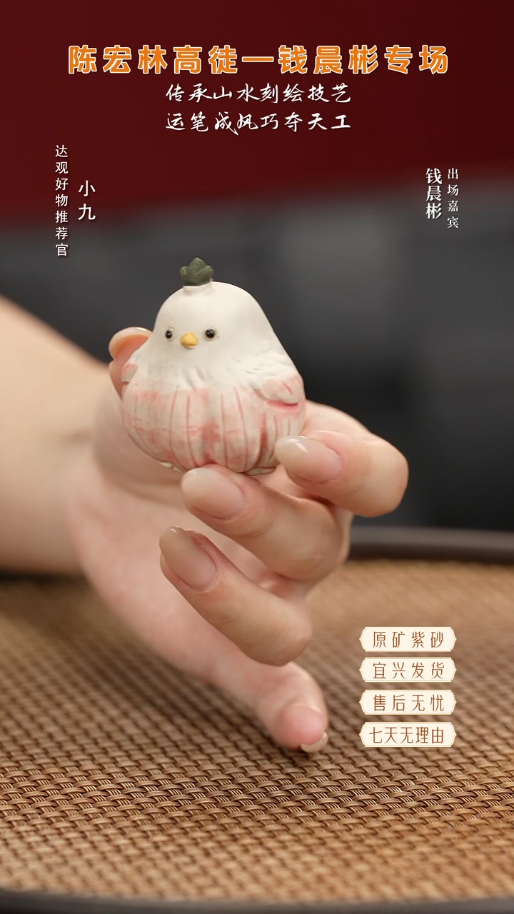 九HCS205蒜鸟精品紫砂