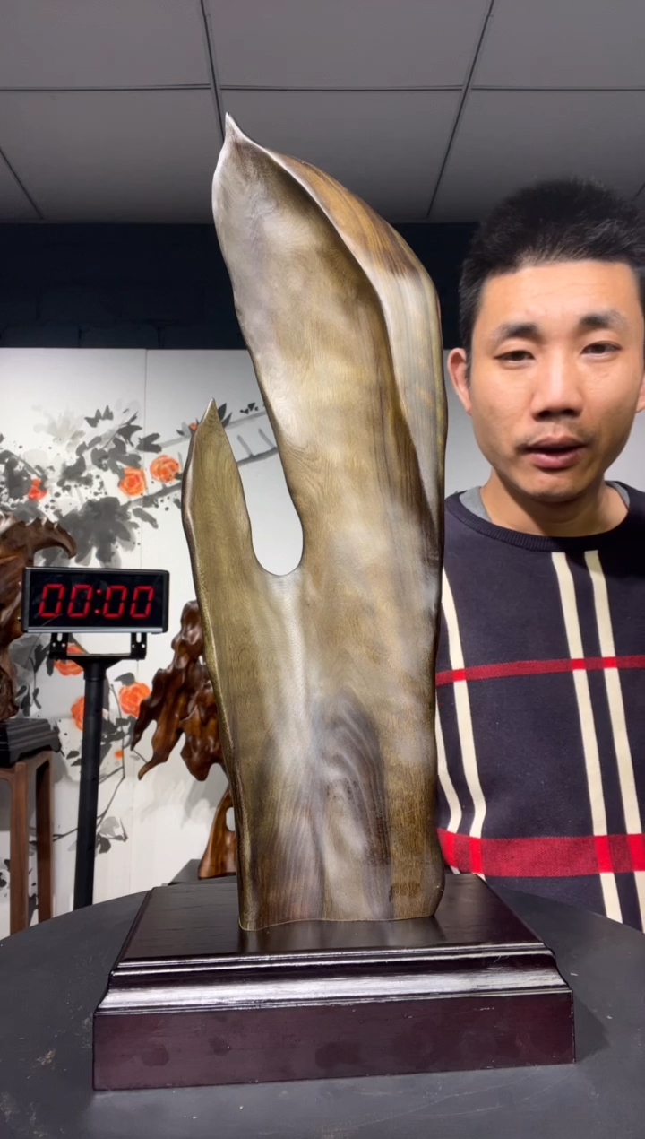 【闪购商品】金丝楠木雕金丝楠木雕工艺品摆件