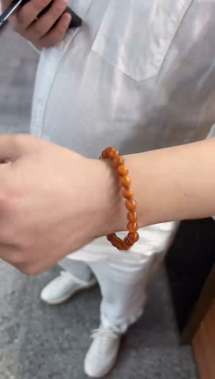 白玉菩提手串精品文玩手串