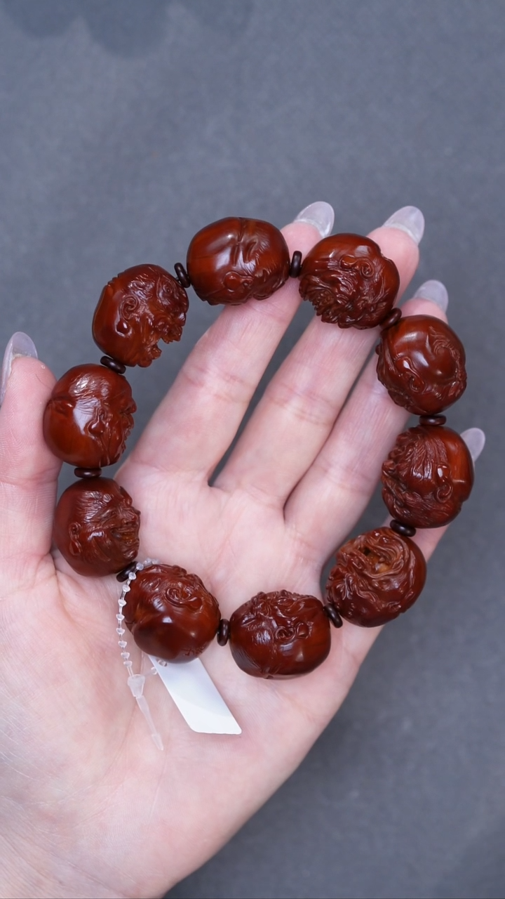 橄榄核手串旅*22初代恶僧手串