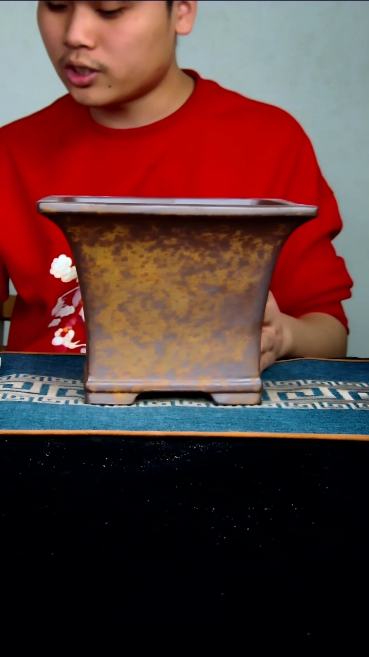 【闪购商品】紫砂花盆19*15.5内径紫砂花盆