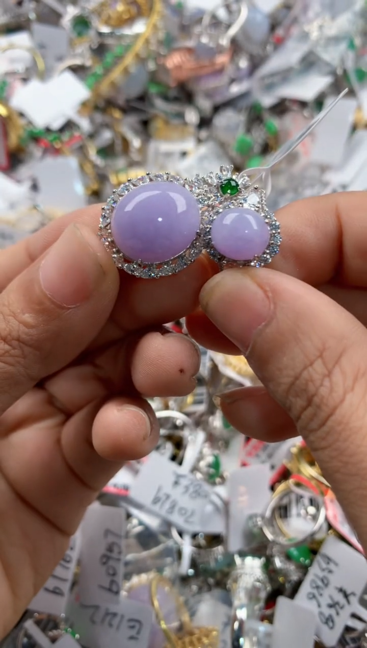 银S925镶嵌戒指翡翠3333----2