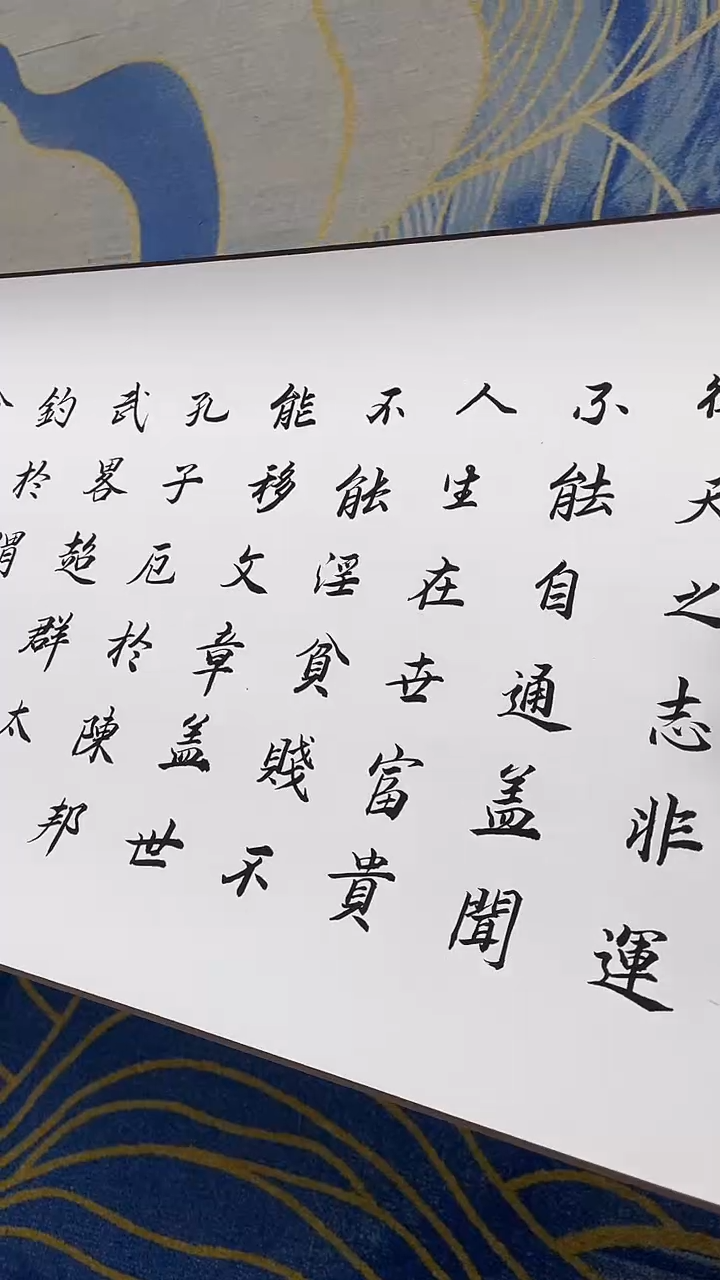 【闪购商品】书法董陆盈 寒窑赋  十米