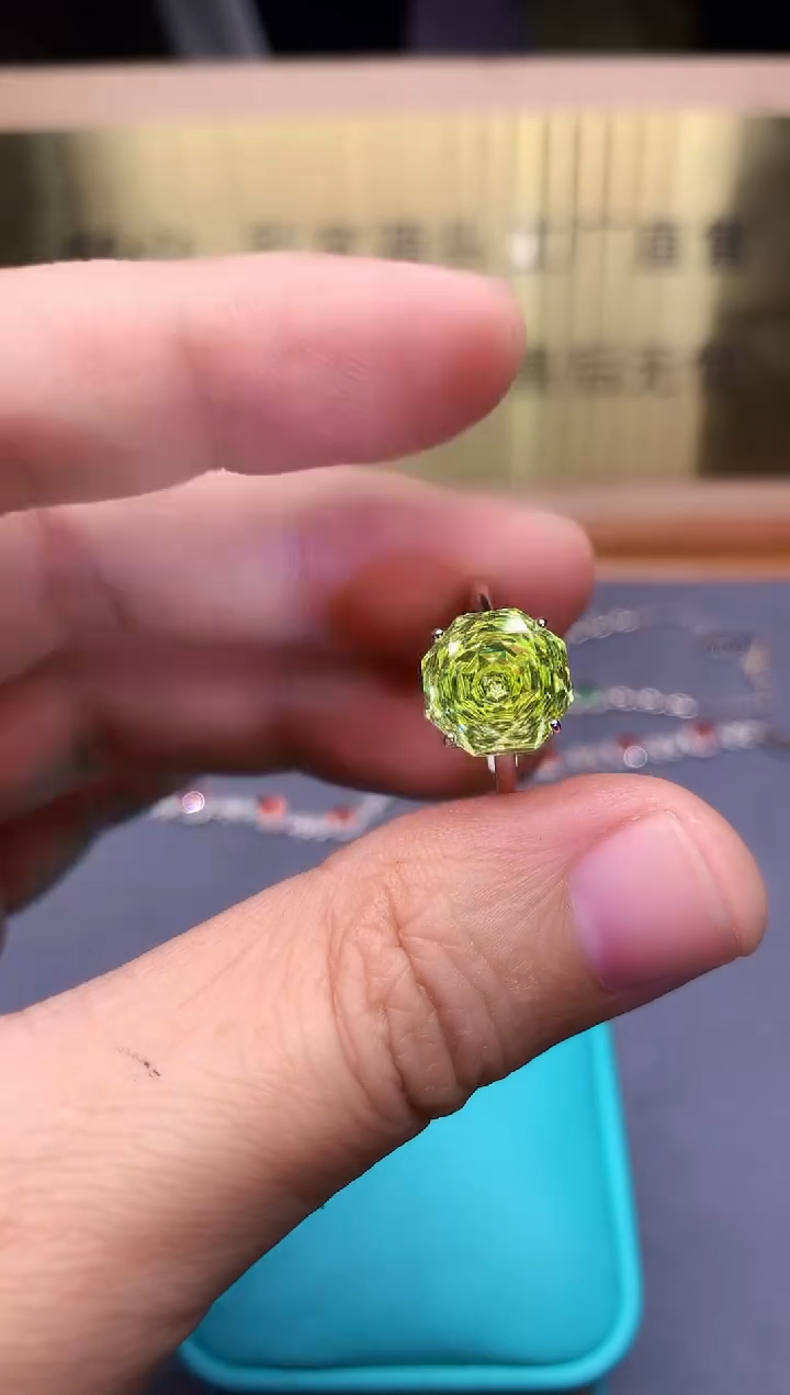 【闪购商品】橄榄石戒指银S925镶嵌........