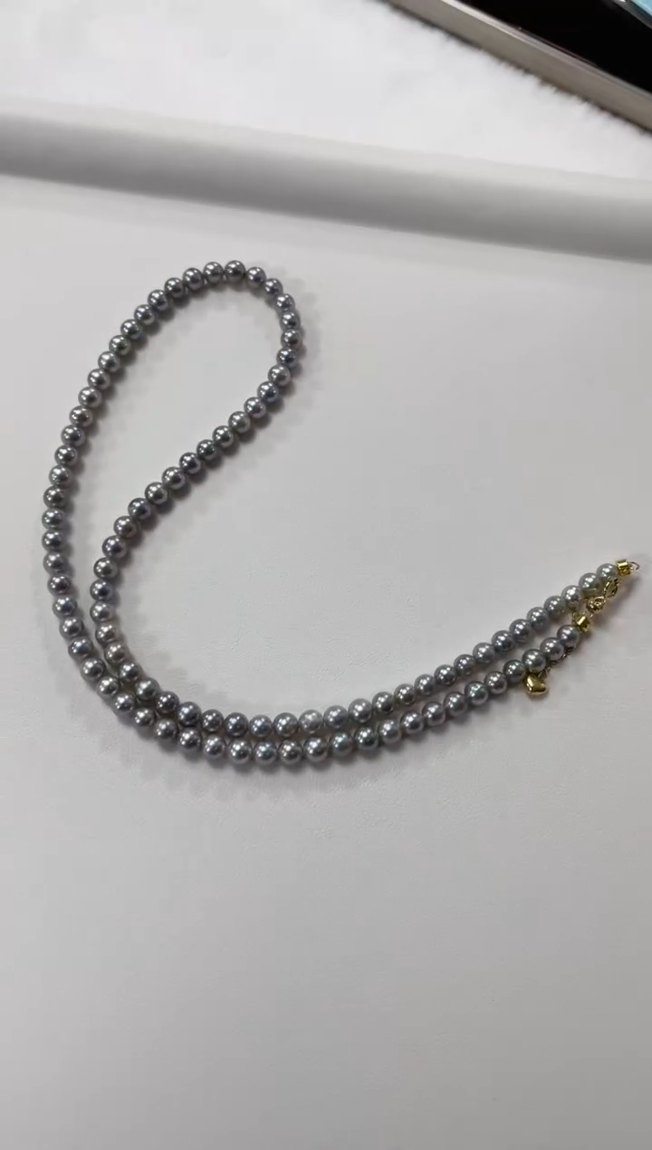 【闪购商品】海水珍珠项链未镶嵌18K金真多麻项链