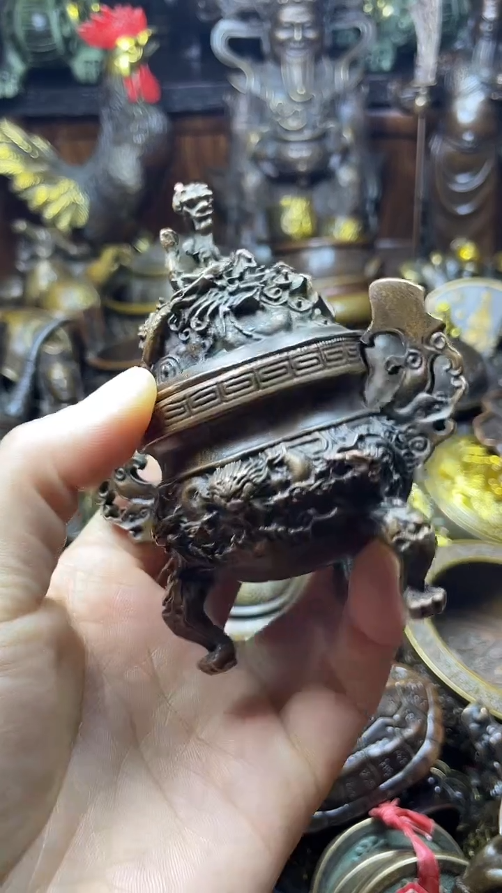 闪购链接，点击下单，有运费险，铜摆件