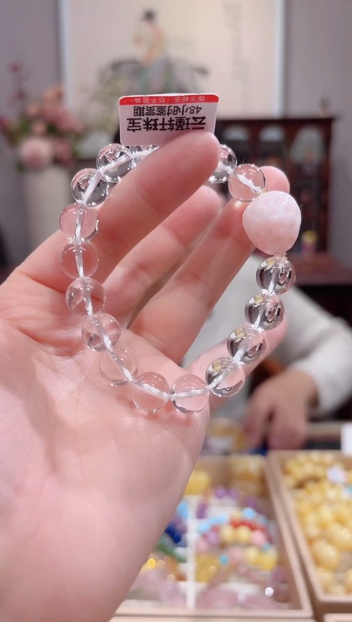 【闪购商品】水晶手串未镶嵌设计款珠串