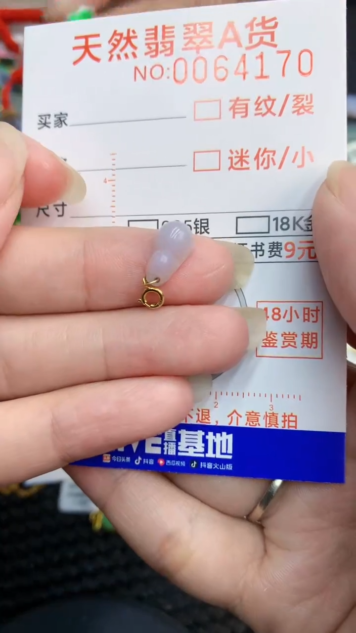 【闪购商品】翡翠颈饰18K金镶嵌            8