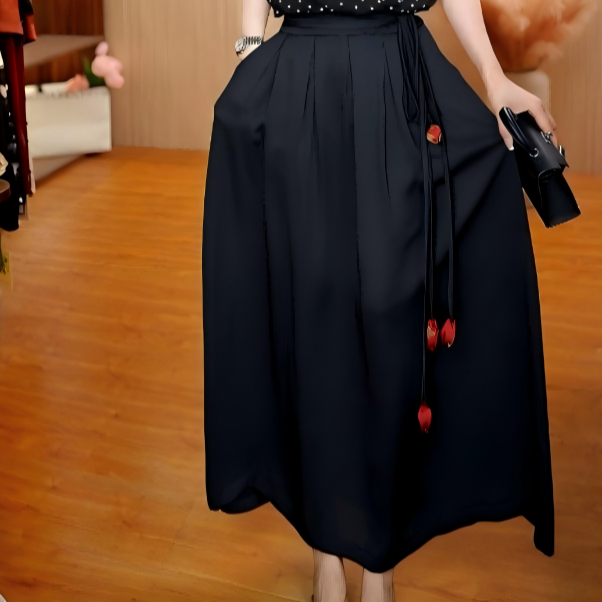 507-20（小黑裙）新款女士半身裙