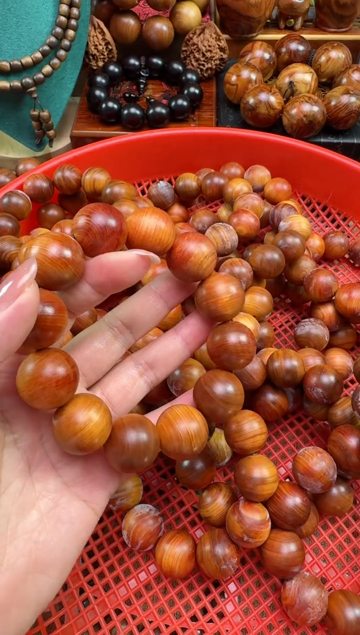 柏木（崖柏）手串/手链崖柏玉化料2.0单圈