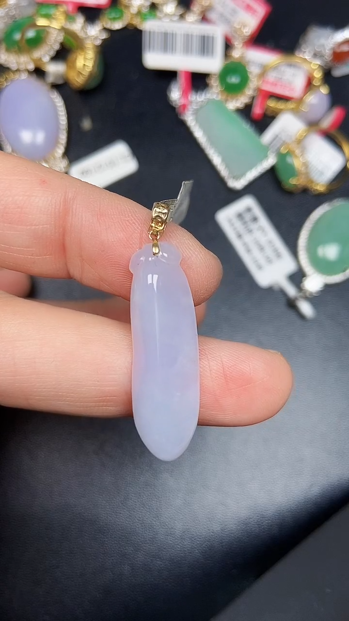 18K金镶嵌戒指翡翠3580