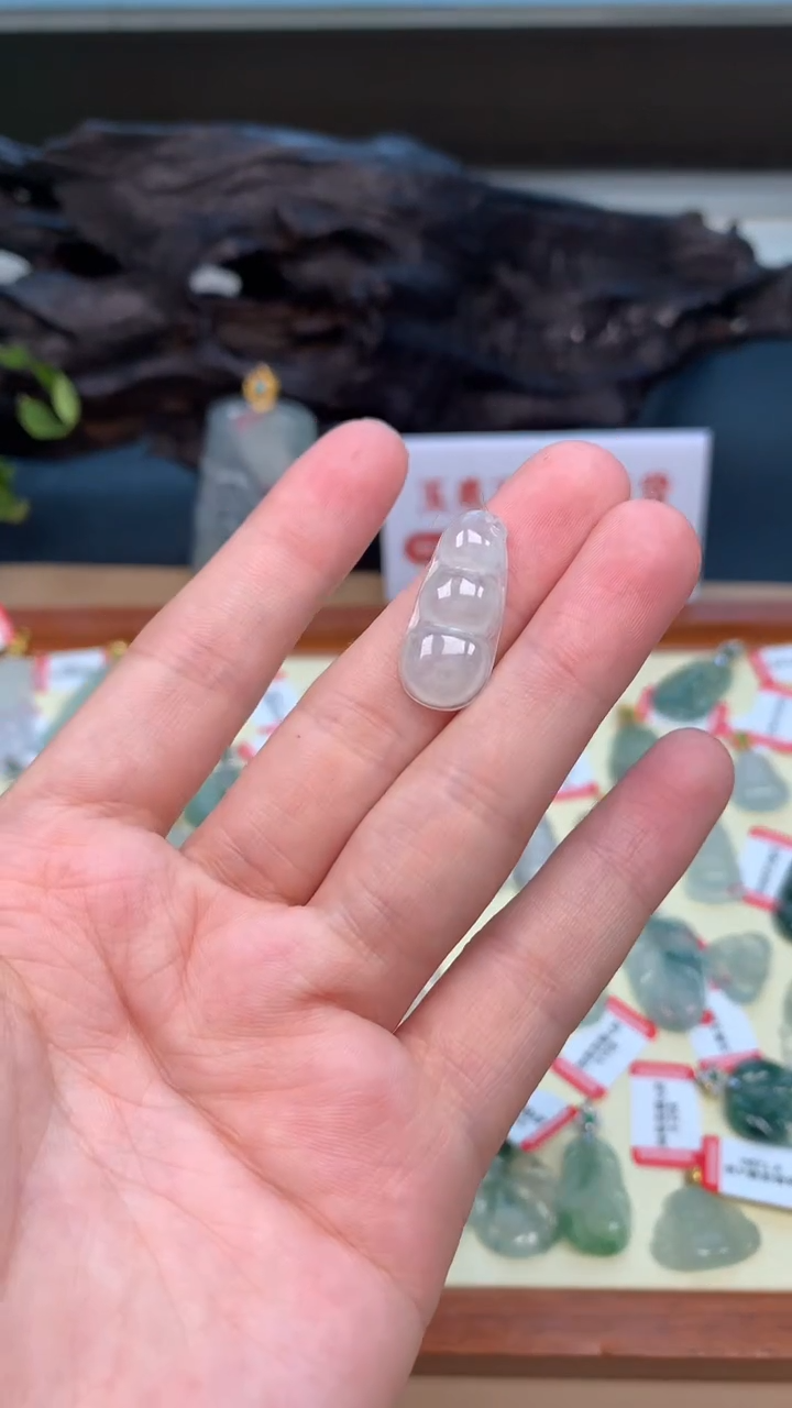 【闪购商品】翡翠颈饰未镶嵌豆子