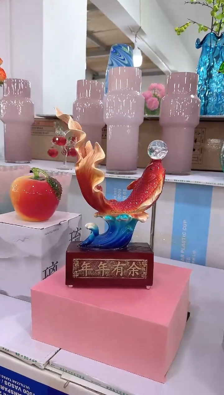 【闪购商品】琉璃迪喜花器-j-早9