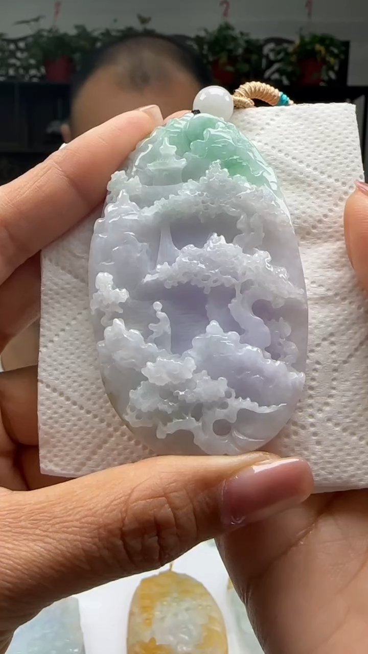 【闪购商品】翡翠颈饰未镶嵌天然翡翠A货吊坠