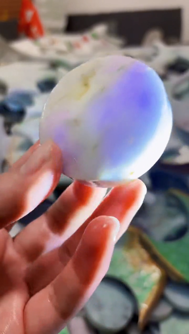 【闪购商品】翡翠颈饰未镶嵌A货白谭1731