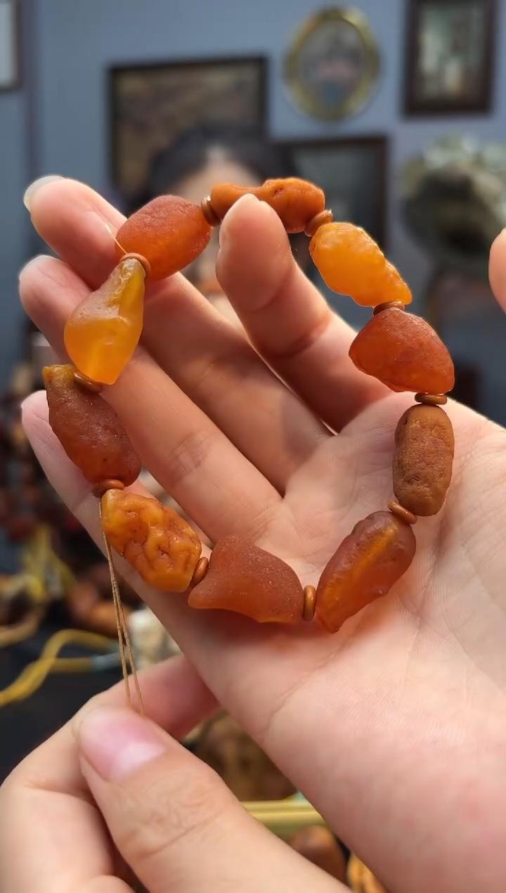 手串琥珀未镶嵌手串