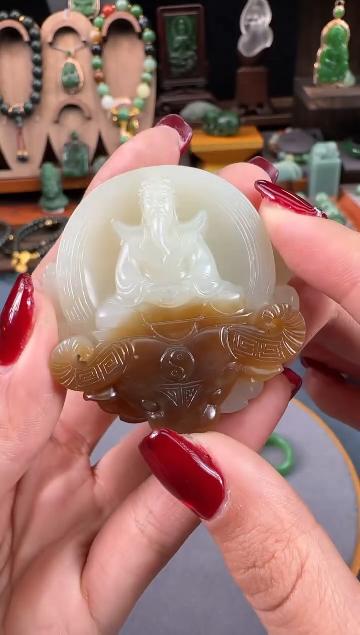 【闪购商品】和田玉吊坠未镶嵌1