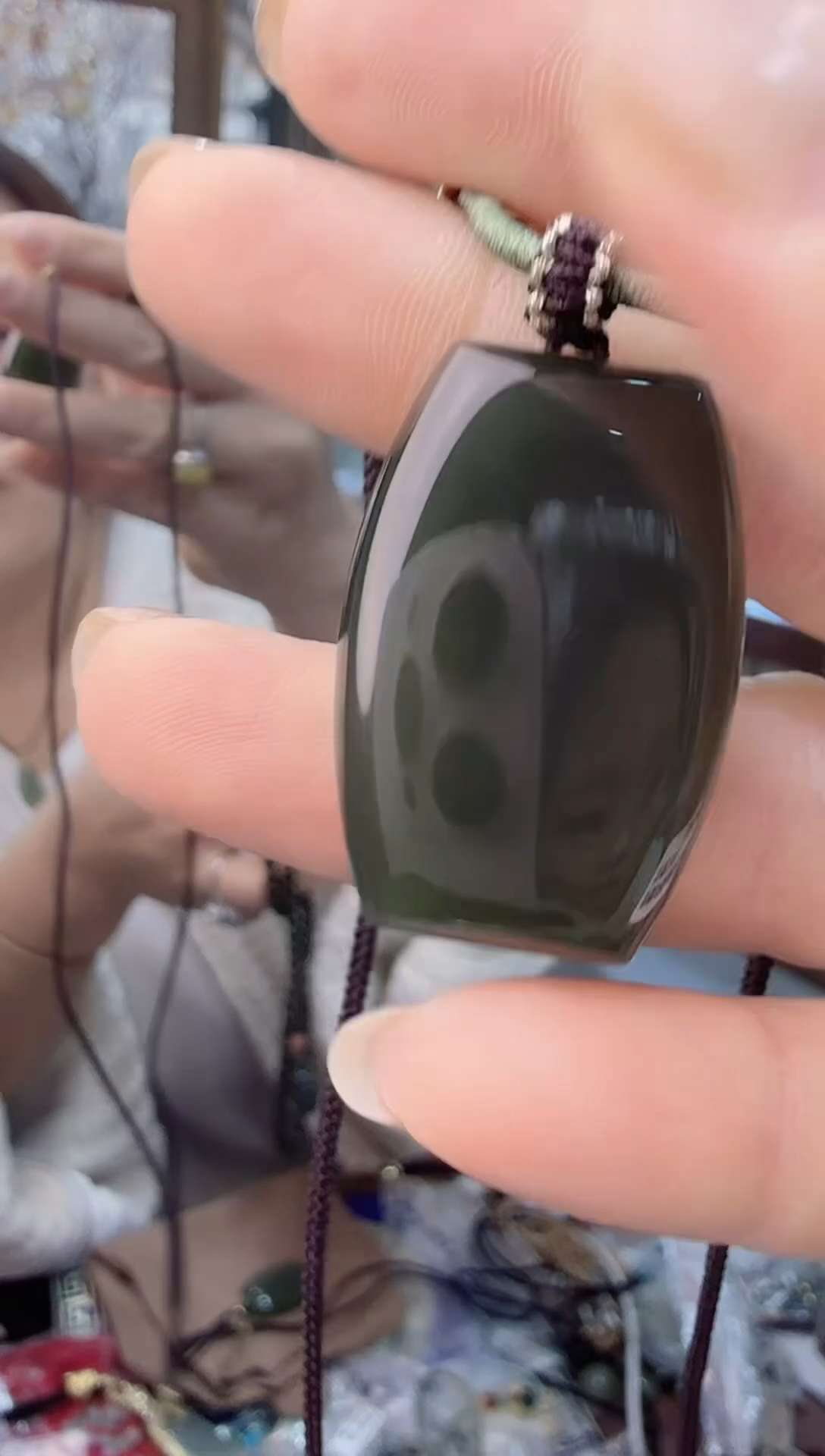 颈饰未镶嵌和田玉（糖玉）（拍5发货）