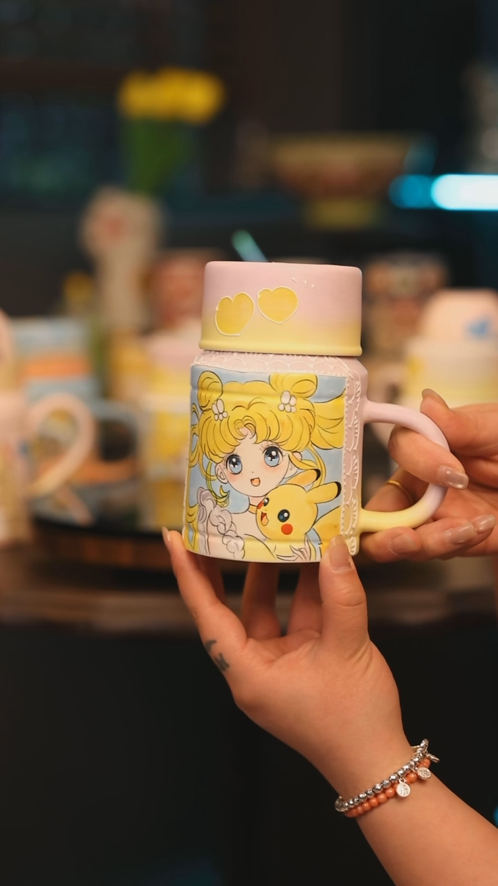 【闪购商品】摆件景德镇釉下彩绘设计师款式陶瓷