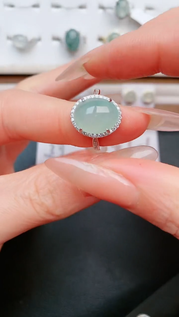 【闪购商品】翡翠戒指银S925镶嵌.....