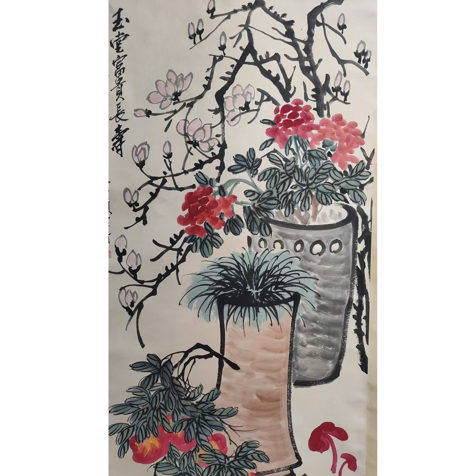 吴老款花鸟立轴138/67