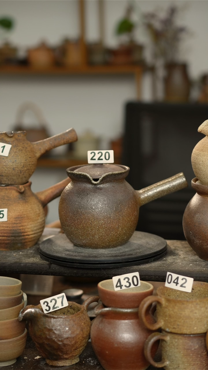 七*意微瑕精品带盖烤茶罐220