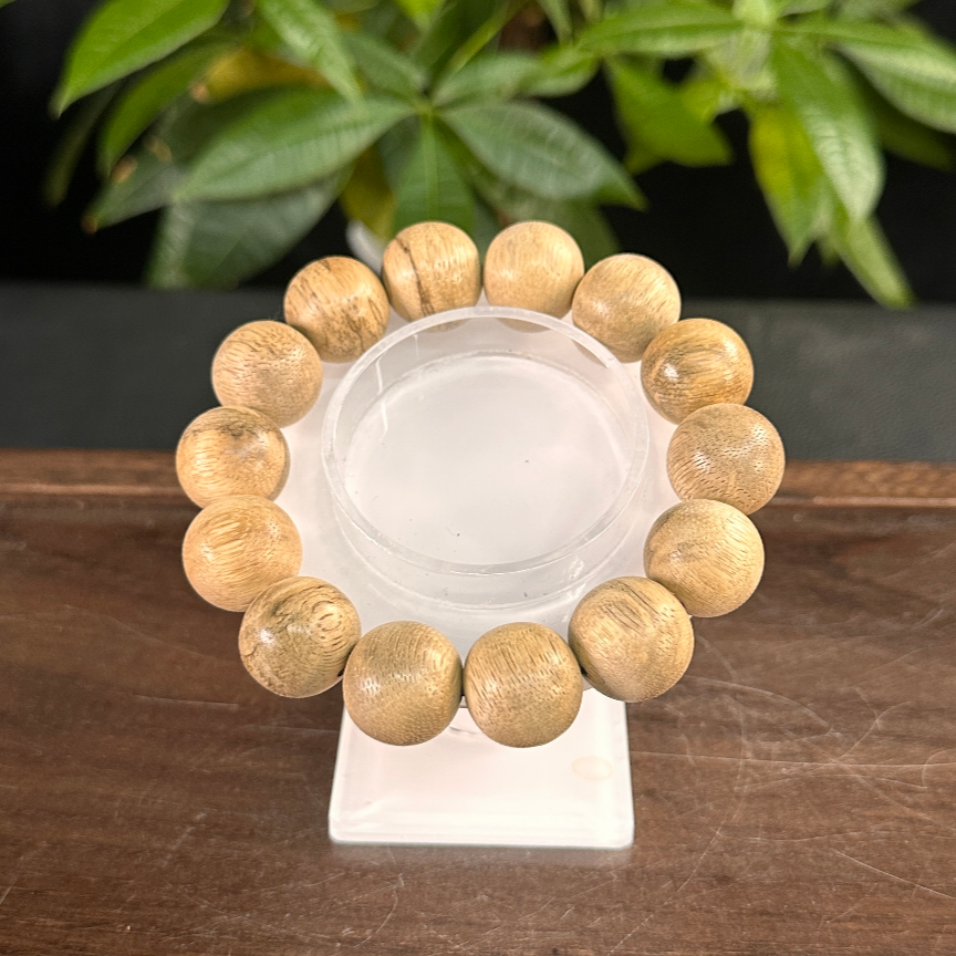 ZYCX-3557 天然达拉干沉香单圈14.4g 约：16mm*14颗