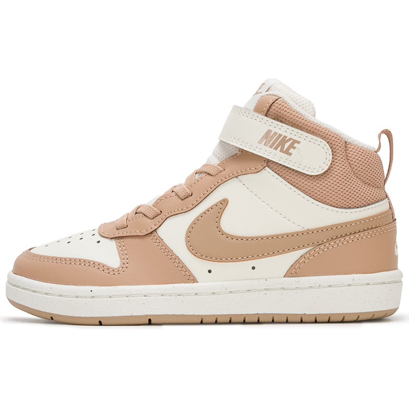 【商场同款】耐克板鞋童鞋男女童新款魔术贴休闲鞋高帮运动鞋CD7783