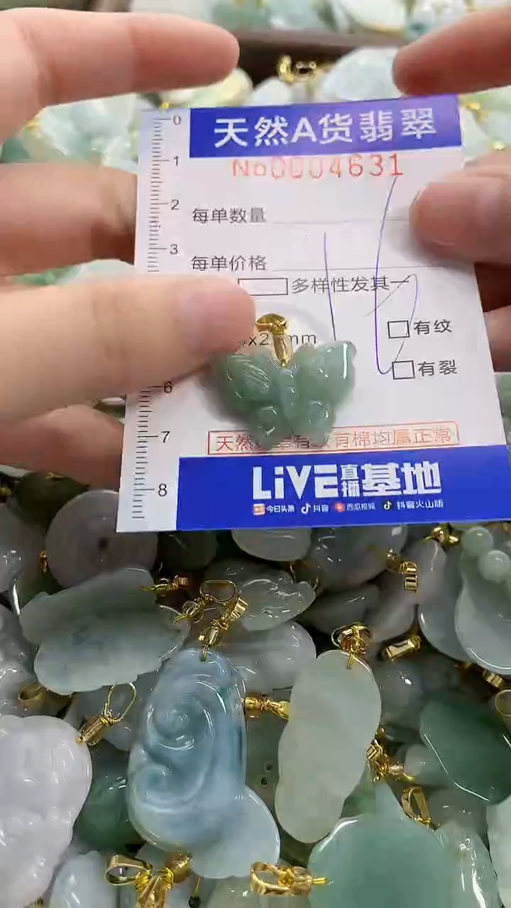颈饰未镶嵌翡翠天然A货翡翠