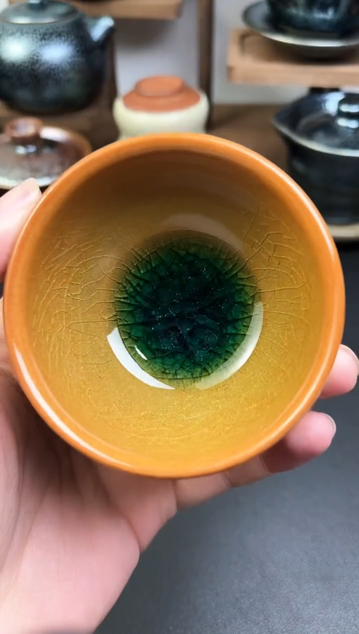 【闪购商品】茶盏沙漠绿洲高端茶器主人杯