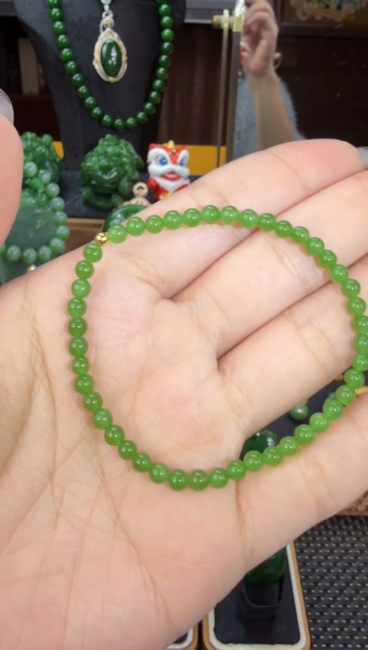 【闪购商品】和田玉（碧玉）手串未镶嵌 