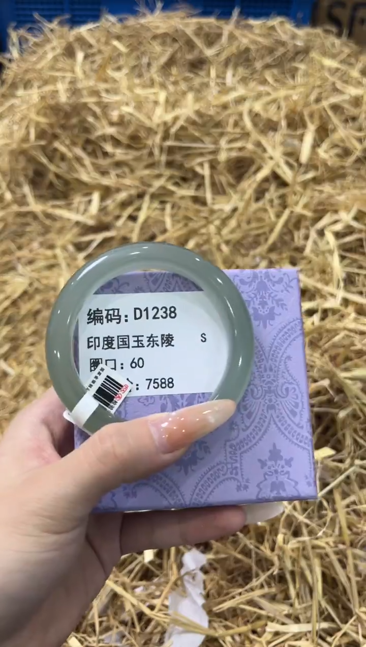 未镶嵌手镯石英质玉D1238