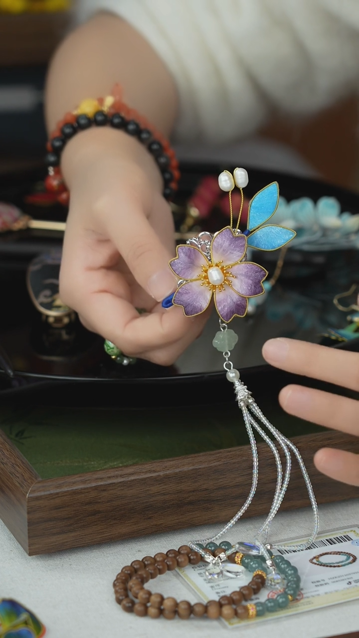 刺绣闪购纯手工非遗国风饰品